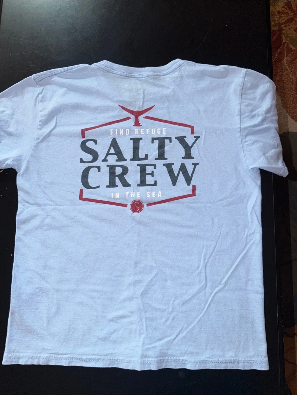 Salty Crew light blue Short Sleeve Logo t shirt